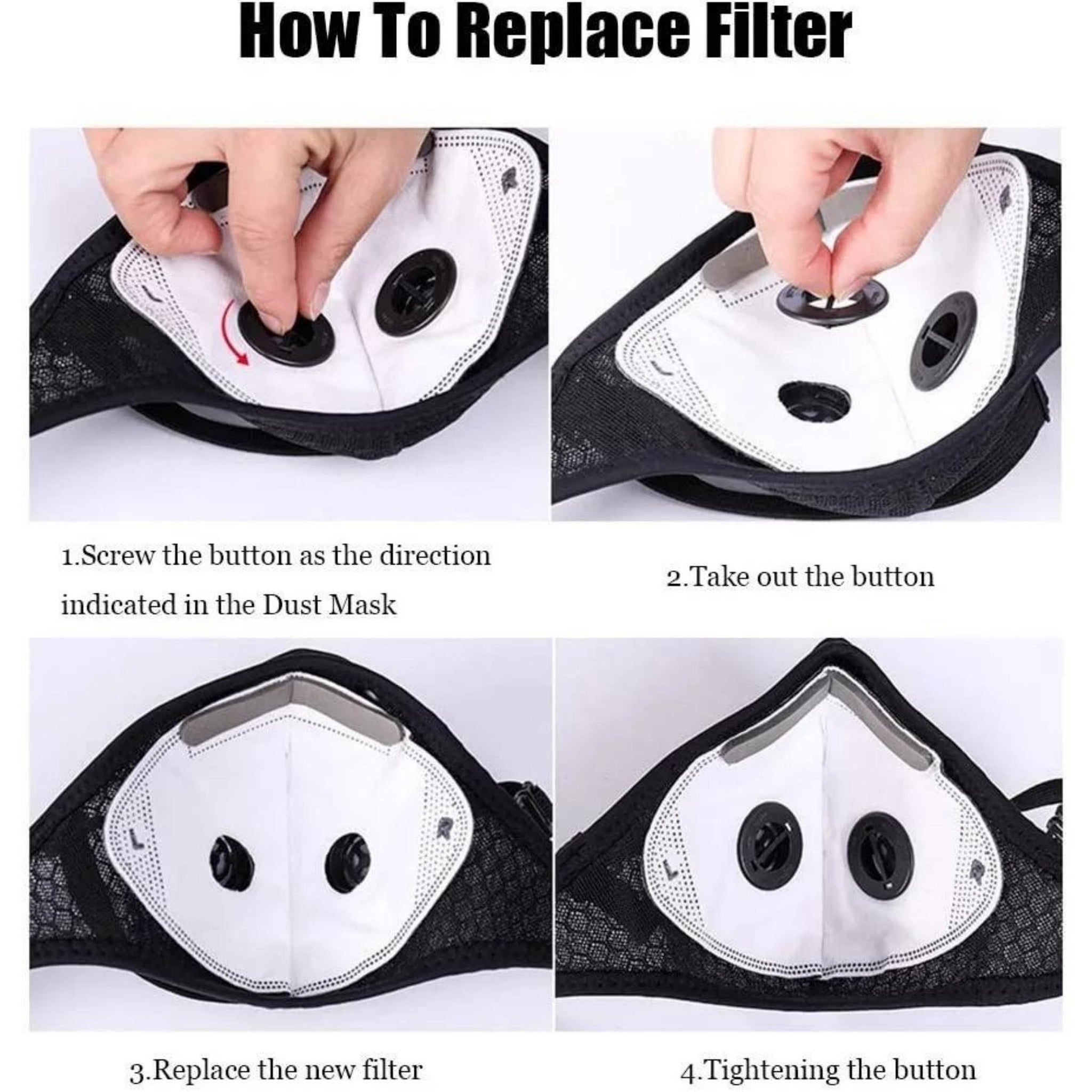 💖Reusable Carbon Filter Dust Mask – Built for Active Lifestyles