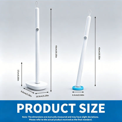 Disposable Toilet Brush System with 32 Refills