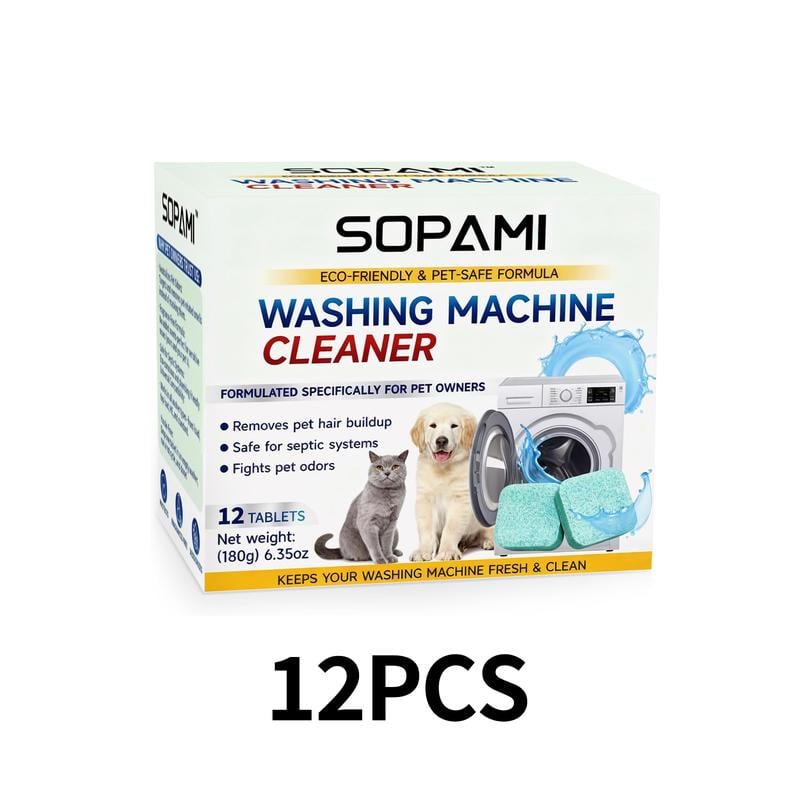 ⚡50K+ SOLD!🔥🔥SOPAMI Eco-Friendly Washing Machine Cleaner Fights Pet Odors