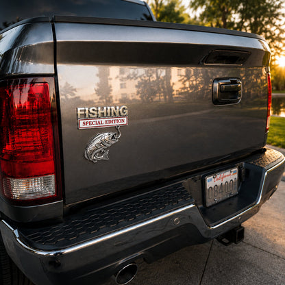 🔥 🎣 Fishing Special Edition™ Premium 3D Metal Vehicle Emblem Badge
