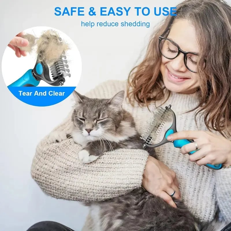 🐾Double-Sided Pet Grooming Brush