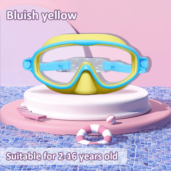Buy 1 Get 1 Free🏊‍♀️-HD children's large frame waterproof and anti-fog swimming goggles