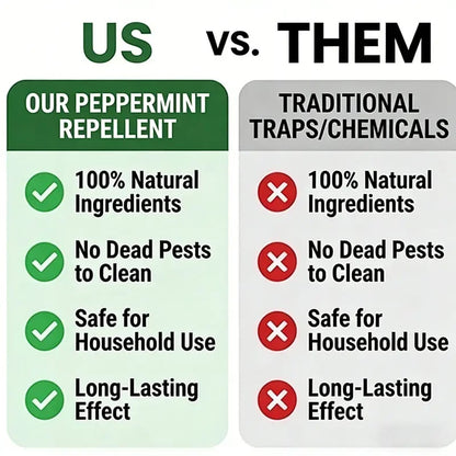 🌿Natural Peppermint Rodent Repellent Balls (12 Pack) 🚫Keep Rats, Mice & Pests Away Safely✅