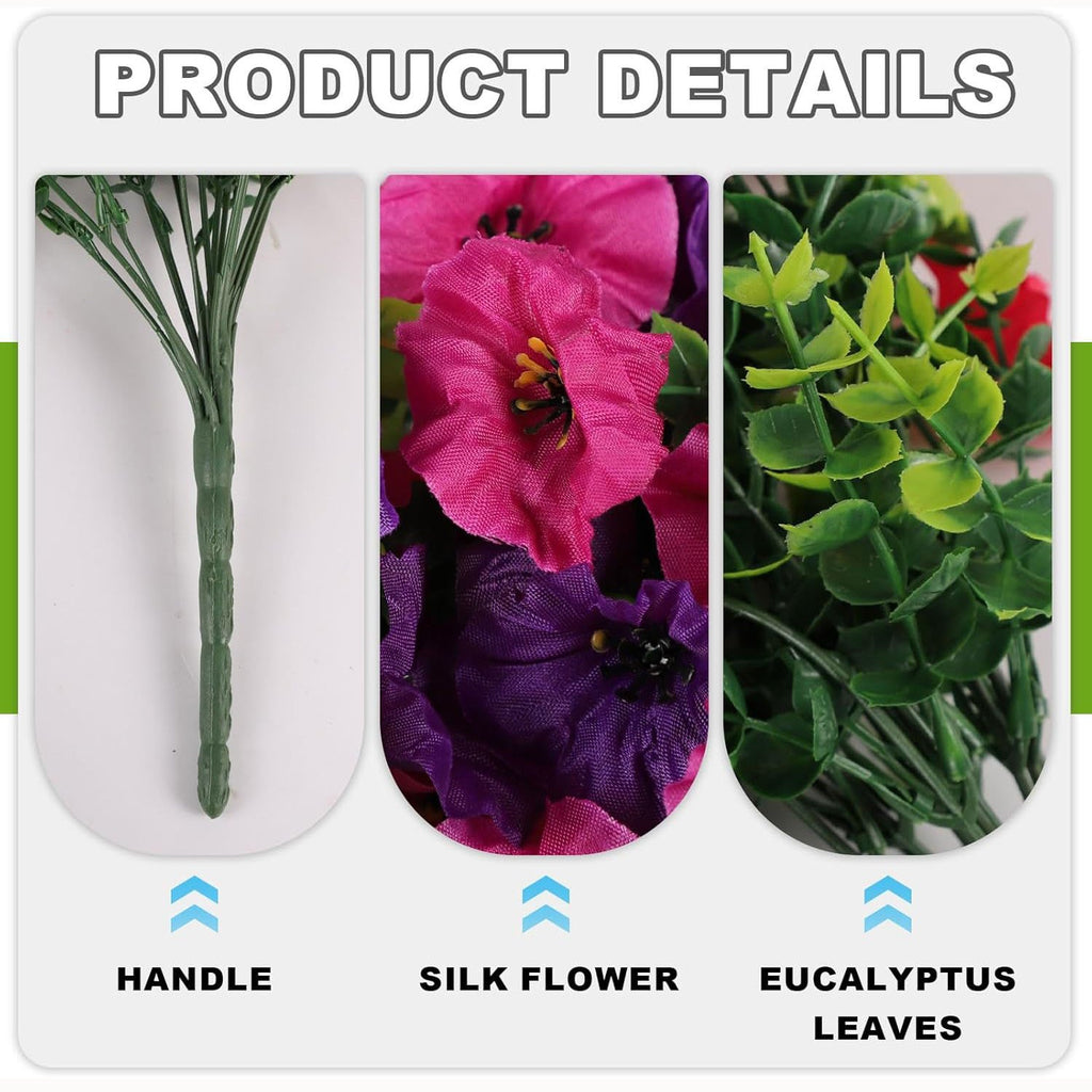 🌺UV Resistant Hanging Artificial Morning Glory Vine 💖