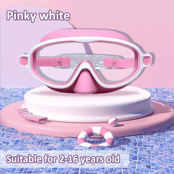 Buy 1 Get 1 Free🏊‍♀️-HD children's large frame waterproof and anti-fog swimming goggles